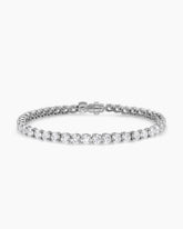 Tennis Bracelet in 18K White Gold with Diamonds, 4mm